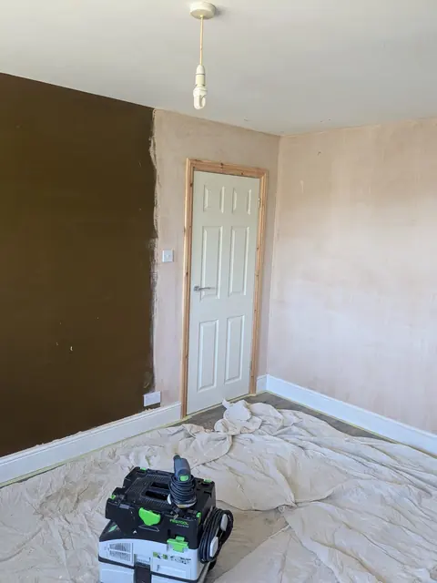Bedroom repaint — Colchester — before