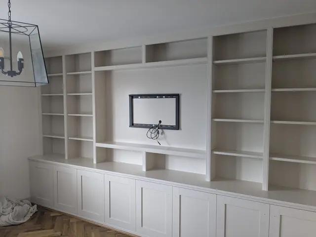 Built-in media wall — West Mersea